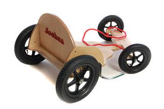 personalised wooden go kart by pitter patter products