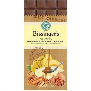 Bissinger's Caramel, Pecan and Banana Chocolate Bars