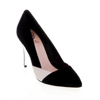Vince Camuto "Hez" Pointed Toe Leather Colorblock Pump