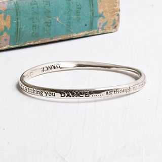 sentiment bangle by lavender room