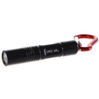 Aurora SH0032 Cree XPE Q5 WC 114 Lumen LED Flashlight Torch Flash Lamp with Carabiner Clip (1*AAA)   Basic Handheld Flashlights  