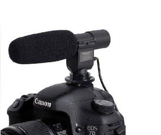 Generic SG 108 DV Stereo Video Shotgun Mic Microphone for Nikon Canon Camera DV Camcorder Musical Instruments