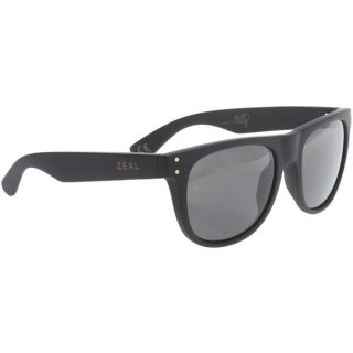 Zeal Ace Sunglasses Black Gold/Dark Grey Polarized Lens