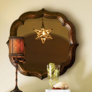 Tommy Bahama Home Royal Kahala Lotus Blossom Mirror in Distressed