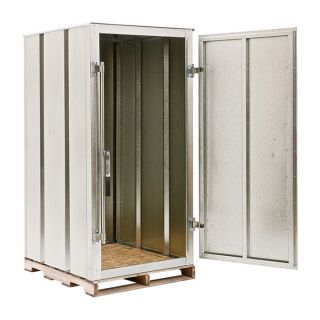 West Galvanized Steel Storage Container — 80 Cu. Ft., Model# Skid78  Utility Sheds