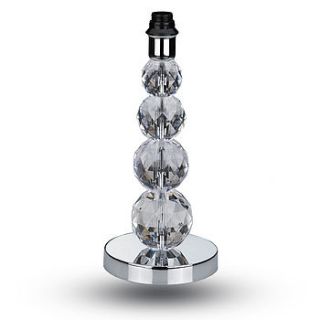 acrylic crystal ball table lamp base by quirk