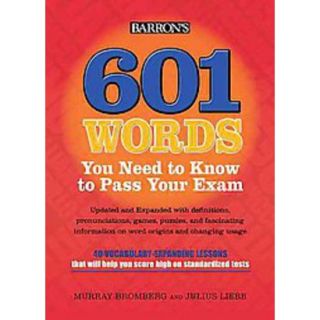601 Words You Need to Know to Pass Your Exam (Up