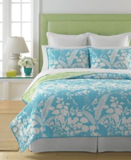 Kate Spain Hills and Valleys 3 Piece Full/Queen Reversible Quilt Set   Quilts & Bedspreads   Bed & Bath