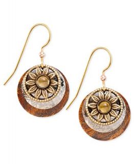 Silver Forest Earrings, Gold Tone Citrine Sunflower Drop Earrings   Fashion Jewelry   Jewelry & Watches