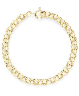 14k Gold Charm Bracelet   Bracelets   Jewelry & Watches