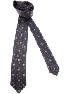 Alexander Mcqueen Skull Tie