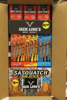 Jack Link's Beef Jerky Variety Display Case (108 Total Packages)  Jerky And Dried Meats  Grocery & Gourmet Food