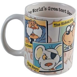 'danger mouse' characters collage mug by lucky roo