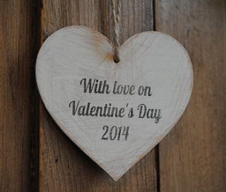 personalised love heart by creative and contemporary handmade