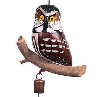 Cape May Jingle Birds Patio Wind Chime    Saw Whet Owl  Wind Noisemakers  Patio, Lawn & Garden