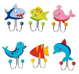 under the sea wall hanging hooks by sleepyheads