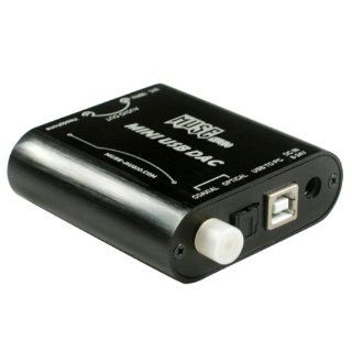 MUSE M012 Mini USB DAC Decoder CM108AH MIC Three Inputs and Three Output DC6 to 24V Black   US Plug Electronics