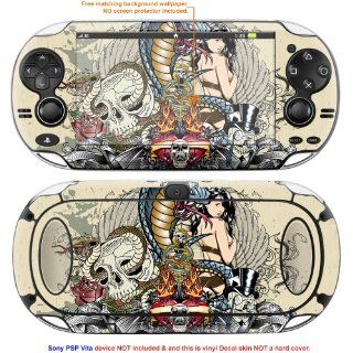 Decalrus Matte Protective Decal Skin Sticker for Sony PlayStation PSP Vita Handheld Game Console case cover Mat_PSPvita 107 Cell Phones & Accessories