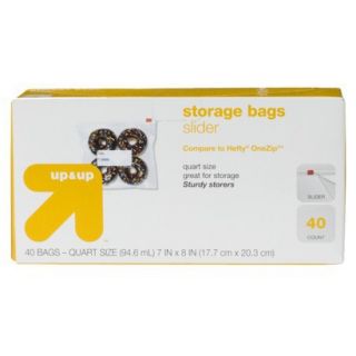 up & up®   1 Quart Slider Storage Bags   40