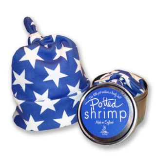 'potted shrimp' blue gift hat by little shrimp