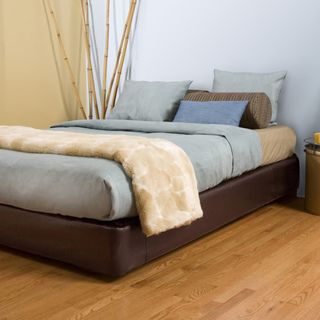 King size Brown Platform Bed Kit Beds