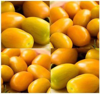 100 YELLOW PLUM TOMATO Tomato seeds HEIRLOOM ~Tastes Mild & Sweet Great 4 Salads  Tomato Plants  Patio, Lawn & Garden