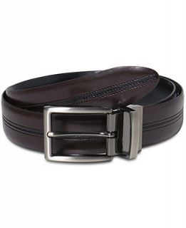 Tasso Elba Italian Leather Reversible Dress Belt   Wallets & Accessories   Men