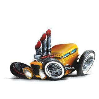 Speed Freaks Designed by Artist Terry Ross for Enesco '29 Tudor Hotrod Figurine, 4 1/2 Inch   Toy Vehicle Playsets