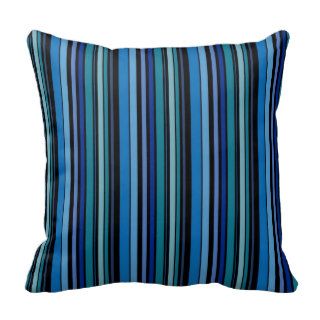 Vertical Stripes Seamless Abstract Throw Pillows
