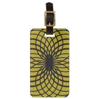 CHIC LUGGAGE/GIFT TAG_191 YELLOW /BLACK TAGS FOR BAGS