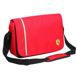 Ferrari Red Messenger Bag (Active Collection) Ferrari Fabric Messenger Bags