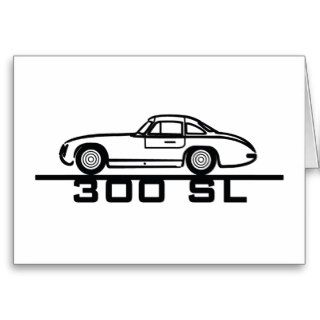 300 SL Panamericana Gullwing Racer Greeting Cards