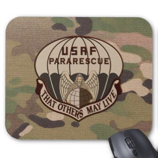 [200] Pararescuemen (PJ) Patch [Desert Tan] Mouse Pad