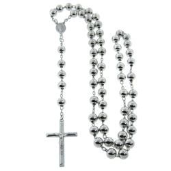 Eternally Haute Sterling Silver 30 inch Rosary Necklace Eternally Haute Sterling Silver Necklaces