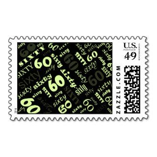 60th Birthday Party Postage Stamp
