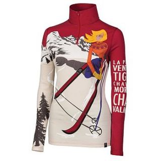 women's garmisch print base layer by mayfair & fifth