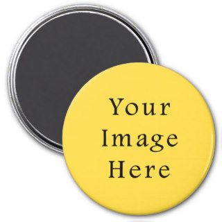 Lemon Zest Bright Yellow Color Trend Template Magnets