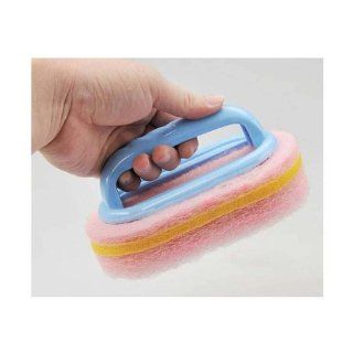 Bath Tub Cleaning Brush with Handle Thickening Type Glass Bath Brush Wipe Clean   Bath And Tile Scrubber With Handle