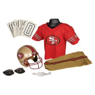 NFL 49ers Helmet and Uniform Set