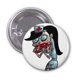 Vampire Nurse Pinback Buttons
