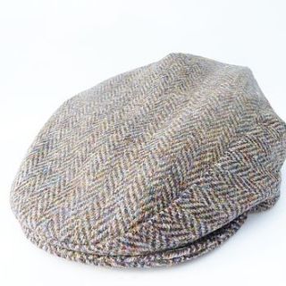 harris tweed flat cap by moaning minnie