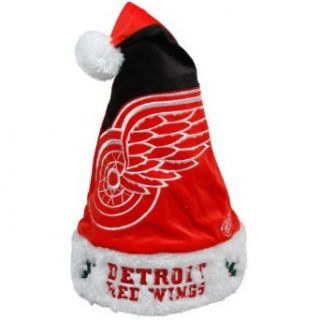 NHL Detroit Red Wings Santa Hat  Sports Fan Novelty Headwear  Clothing