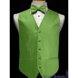 Tuxedo Vest   5 Button Satin with Stunning Diamond Grid Pattern   Includes Bowtie. (52 54  2XLarge) at  Mens Clothing store Apparel Accessories