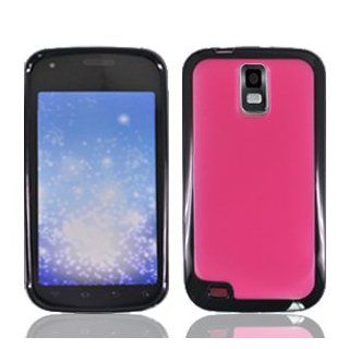 Pink Black Softgrip Hybrid TPU Gel Case for Samsung Galaxy S2 T Mobile (Hercules T989) +Stylus Cell Phones & Accessories