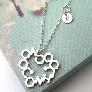 personalised love chemistry necklace by zelda wong