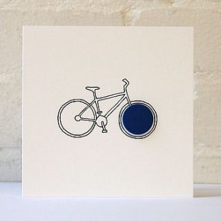 bicycle card with reflective badge by spotme