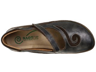 Naot Footwear Matai Black Pearl Leather/Hash Suede