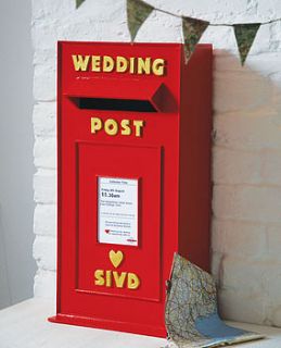 wedding post box by sayitwithsam