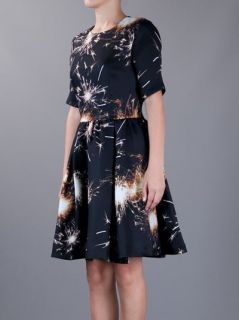 Msgm Fireworks Printed Dress