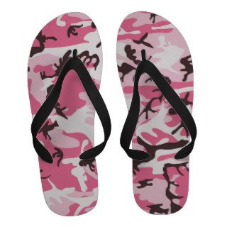 Pink Camouflage Sandals